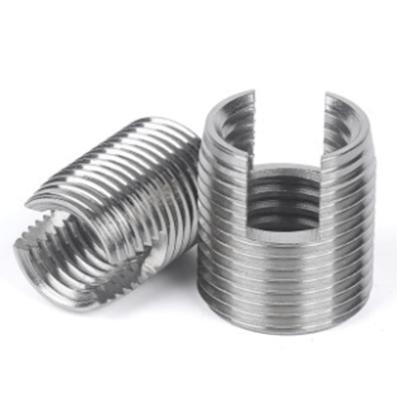 China M6 Type Heavy Industry Stainless Steel Helical Self Tapping Screw Thread Insert With Slotted Thread for sale