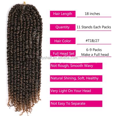 China Sharopul Easy Dry Braids For Passion African Synthetic Short Hair Pre Twist Hair Extension Fake for sale