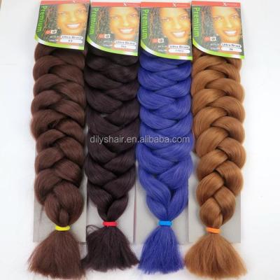 China Xpression 41 Inch 165 G Easy Dry High Quality Synthetic Braiding Hair Extensions Hair For Braiding for sale