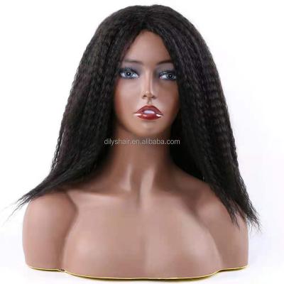 China Cheap Hot Sale Easy Dry Synthetic Hair Wigs For Women African Short Dreadlocks Wig Black Faux Locs Crochet Hair Braided Wigs for sale