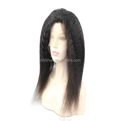 China Body Wave Straight Hair Curly Wig 130 150 180 Density Brazilian Yaki Hair Lace Frontal Wigs for sale