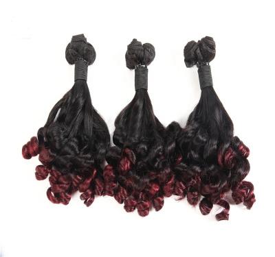 China Deep Wave 8-18 Inch 9a Brazilian Ombre 100% Remy Human Hair Weave Bundles Extension Unprocessed for sale