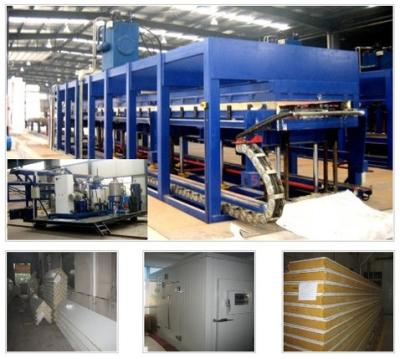 China 38kw Refrigerator PU Polyurethane Sandwich Panel Machine for sale