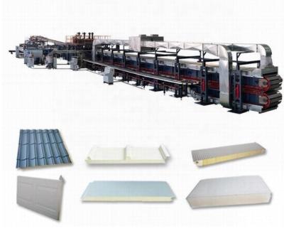 China Automatic Insulated PU Sandwich Panel Machine For Cold Room for sale