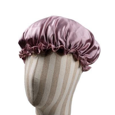 China Custom Dye Feeling Soft Smooth High Quality Women Hair Wrap And Print Hoods Single Silk Cowl for sale