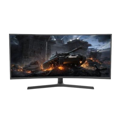 China Curved PC Monitor 27 Inch Widescreen Curved , IPS Computer Monitor for sale