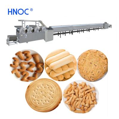 China High Efficiency Easy Operation Cheap Biscuit Production Line 50-1000kg/h Sandwich Biscuit Production Line Hard Biscuit Making Machine for sale