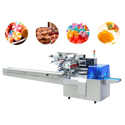 China Automatic Type Small Pouch Candy Packaging Machine Small Candy Food Pillow Packing Machine for sale