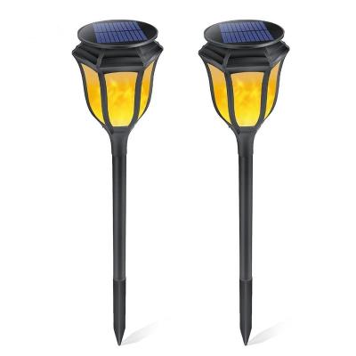 China Garden Yard Flame Dancing Solar Torch Light for sale