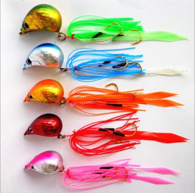 China Suitable for all wholesale fish 40G metal rubber jig fishing lure for sale