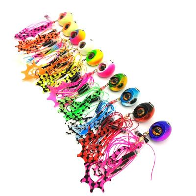 China Lead Tai Jigs Metal Lure Cord Slider Jig Rubber Fishing Lure for sale