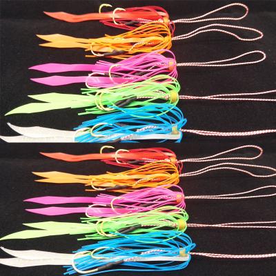 China New Product High Carbon Steel Aid Hook Fishing Hook Silicone Skirt Fishing Accessories Tackle Slider Jig Hook for sale