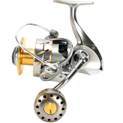 China Metal Fishing Tackle Reel 3000 4000 5000 6000 700 8000 10000 Best Quality Fishing Saltwater Metal Reels for sale