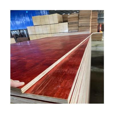 China Hot Sale 12 High Turn Rate Black 15 16 18mm Red Film Faced Plywood Construction Wood Panel for sale