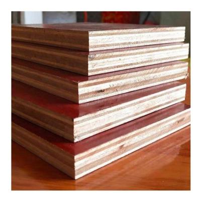 China High Turn Rate China Factory 15 16 18mm Black Red Film 12 Faced Plywood Timber Timber Panel for sale