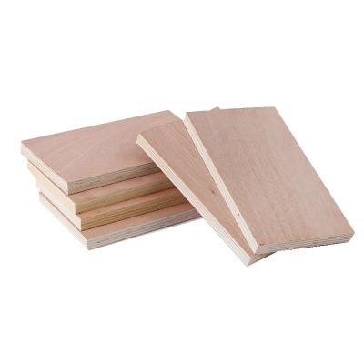 China Modern Natural Plywood Glued Multilayer Board Ply 2440/1220 Furniture Plate Wood Panel Wood Building Board for sale