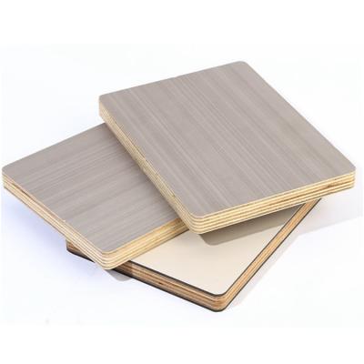 China Modern Manufacturer Ply Thickness Wood Size Custom Wood Grain Texture 9 18 25 Mm Plywood Laminated Melamine Panel For Furniture for sale