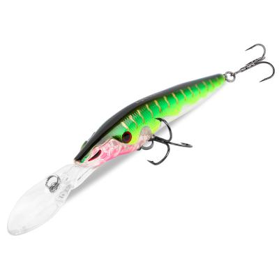 China ABS Plastic EIGHT CLAW 130mm Black 13g Minnow Hard Lures Topwater Wobbler Bait Minnow Floating Fishing Lure for sale