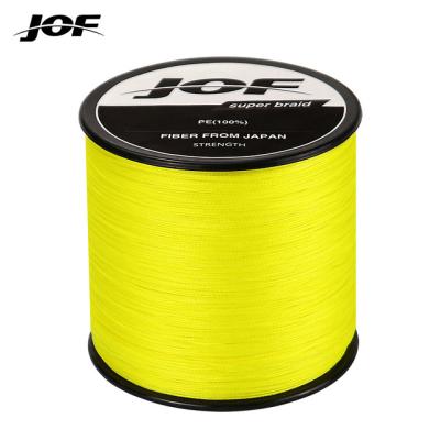 China Float Locator JOF 4 Beaches Braided Fishing Line Multifilament Wire 300M 500M 1000M Carp Fishing Braided Fishing PE Line for sale