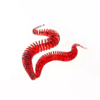 China Soft Silicone Lure Worm Bait 75mm 2g/100mm 4.1g Finesse Trout Fishing Lure Aritificial Swimbait Bass Lure Silicone Bait for sale