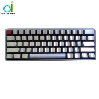 China OEM ODM LED Aluminum Backlight Custom Aluminum Gaming Keyboard One Hand Mechanical Keyboard for sale