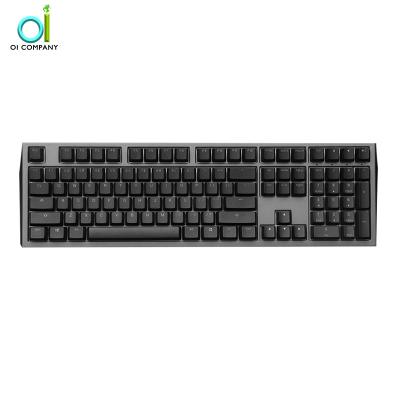 China Customizable Aluminum Gaming Keyboard New Model LED Backlight Aluminum Mechanical Keyboard Case for sale