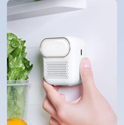 China Humidify Mini Small Household Refrigerator Deodorant Vegetable Deodorant Removal USB Air Ozone Sterilizer and Preservation for sale