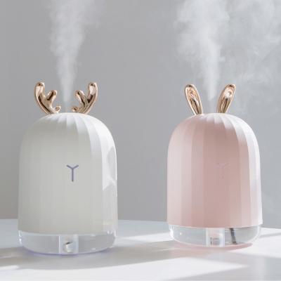 China High Quality Household Ultrasonic 220ML Air Humidifier Aroma Essential Oil Diffuser For Home Car USB Fogger Mist Maker With LED Night Lamp for sale