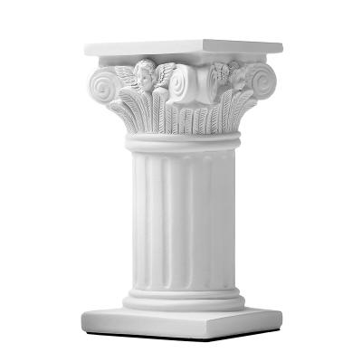 China Roman Resin Column INS Photo Props , Wedding Decorations Installed Plaster Statues Photography Decorations for sale