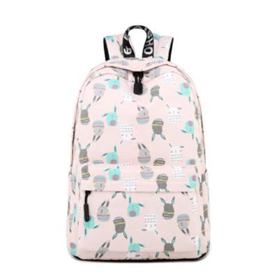 China Waterproof Backpack Cartoon Polyester Cute Printing Waterproof Schoolbag For College Girls School Bag For Kids for sale