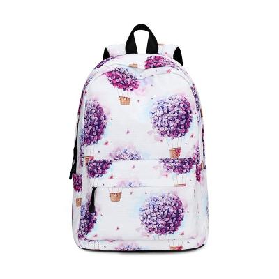 China New design waterproof travel atinfor flower print girl backpack women college school bag college laptop schoolbag for sale