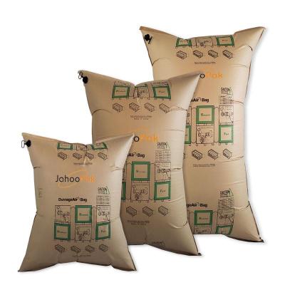 China Kraft paper laminated 100 x160cm high quality fast inflation valve dunnage bag for safety transportation for sale