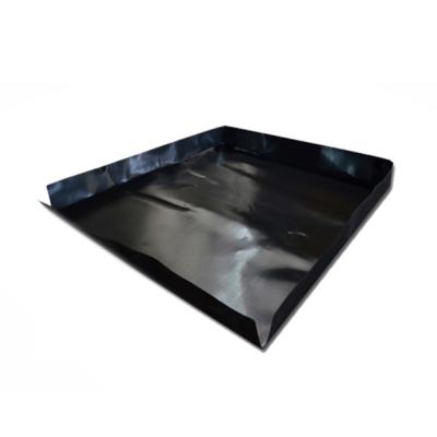 China Eco-friendly Heavy Duty Black Plastic Pallet 1200X1000mm Slip Sheet HDPE Slip Sheet Plastic For Cement for sale