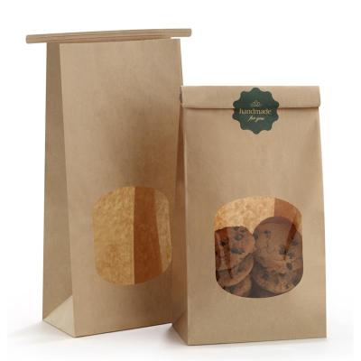 China Recyclable kraft paper bag for coffee beans with tin tie on top /window bag/coffee pouch bag for coffee, tea for sale