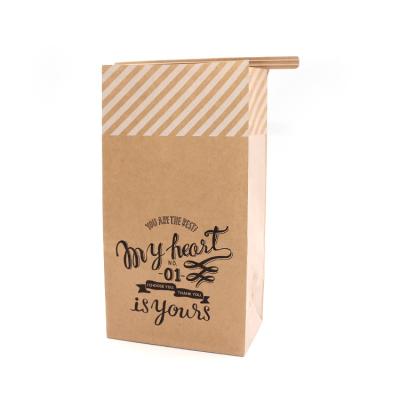 China Recyclable Paper Bag Types Customized Supply 1kg Coffee Bean Kraft Bags China Factory All Snacks Packaging 8 Color Flexo Printing SOS Bag 10 for sale