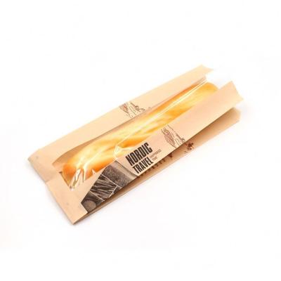 China Recyclable HOT Selling Brown Security Kraft Paper Bag For French Roll for sale