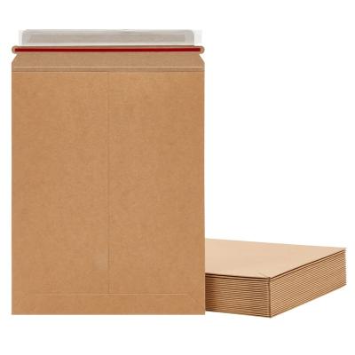 China Recyclable A3 Size Photo Document Shipping Mailer Cardboard Packaging Envelopes With Custom Logo for sale