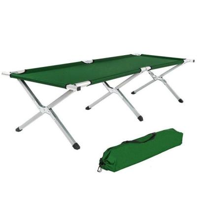 China Outdoor Camping Xingan Metal Foldable Bed, Breathable Oxford Cloth Folding Camping Bed for sale