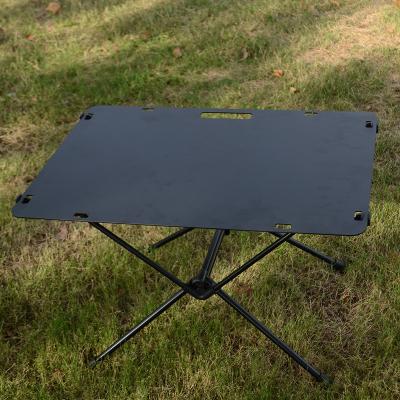 China Ultra-lightweight and portable aluminum alloy bracket metal foldable portable table, outdoor camping folding barbecue tables for sale