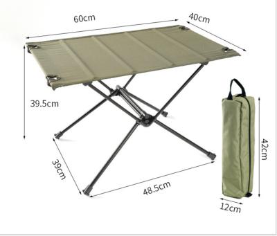 China Aluminum alloy lightweight bracket lightweight portable tactical tables, metal outdoor camping folding table for sale