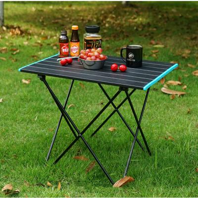 China Home Office Aluminum Alloy Outdoor Folding Tables , Lightweight Portable Foldable Camping Table for sale