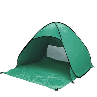 China Straight Bracing Type Outdoor Rainproof Portable Beach Tent , No Need To Build Camping Folding Tents for sale