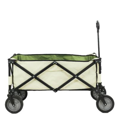 China Easy Movable Outdoor Collapsible Cart Wagon Garden Beach Cart Folding Cart High Quality for sale