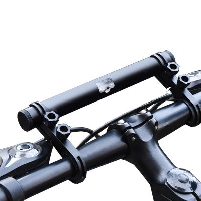 China Increase the handlebar space and power bank bicycle accessories aluminum bicycle handlebar extension double-clamp bicycle handlebar supplement for sale