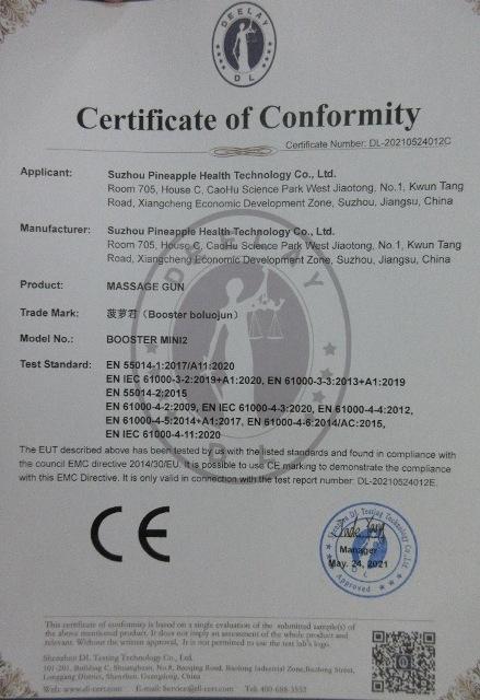 CE - Suzhou Pinotec Co., Ltd.