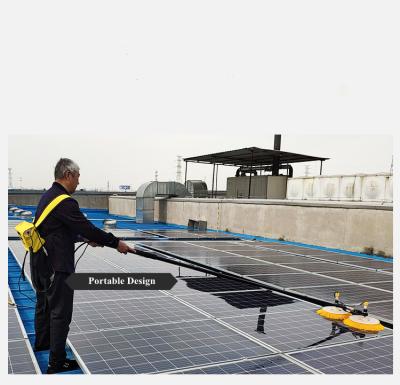 China Solar Panel Cleaning Solar Panel Brush Cleaner Used for Telescopic PV Panel Cleaning for sale