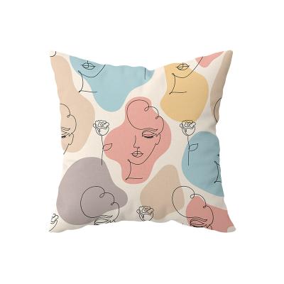 China Antistatic NO MOQ Custom Printed Cushion Cover Printed Pillow Cases For Home for sale