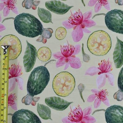 China Anti Pill No Moq Custom Digital Printing Cotton Lycra Spandex Cloth Cotton Fabric Online 1205 for sale