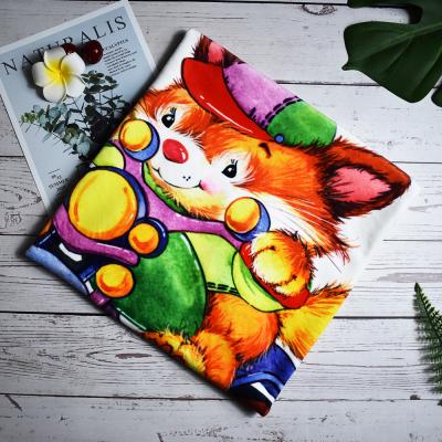 China Lanking anti static tex no moq customized pattern for baby blanket double side digital printed minky fabric for sale