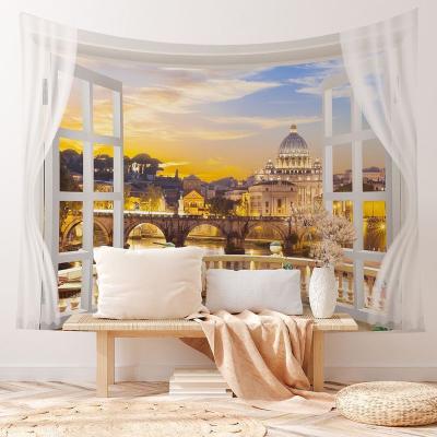 China Psychedelic No MOQ Custom Digital Printing Tapestry, Decorative Wall Hanging Tapestry Living Room Factory Wholesale047 for sale